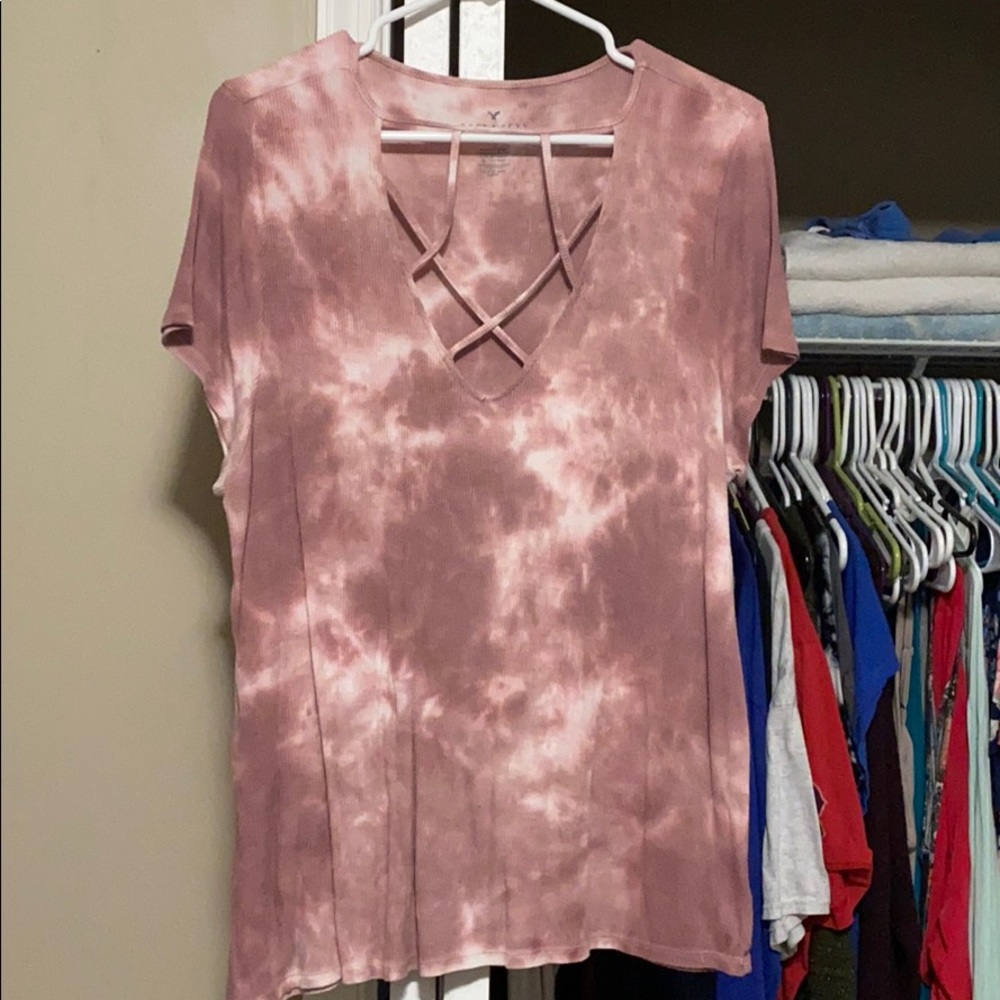 American Eagle tie dye top
